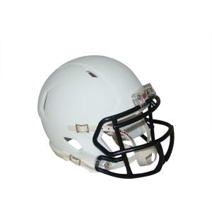 Matte White with Black Mask Blank Riddell Revolution Speed Mini Football Helmet (Decorative Mini Helmet - NOT Wearable - Does NOT FIT Any Human Head)