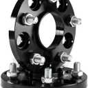 15mm 5x100 to 5x114.3 Black Wheel Adapters Hubcentric Compatible For Subaru BRZ Impreza Outback, Legacy, 86 GR86, FR-S Enable 5x100 Hub to Mount 5x114.3 (5x4.5") Wheel (2pc 56.1mm M12x1.25) Spacers (15mm (2pc))