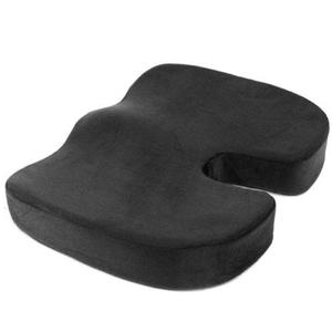 Seat Cushion for Office Chair- 100% Memory Foam, Firm Coccyx Pad - Tailbone, Sciatica, Lower Back Pain Relief - Contoured Posture Corrector for Car, Wheelchair, Computer and Desk Chair