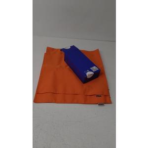 MIULEE Pack of 2 Outdoor Waterproof Pillow Covers Decorative Farmhouse Throw Pillow Covers Square Solid Color Couch Pillow Covers for Patio Tent Bed Sofa Living Room 20x20 Inch Bright Orange