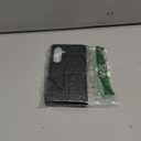 QLTYPRI Case for Samsung Galaxy S24, Premium PU Leather Cover TPU Bumper with Card Holder Kickstand Hidden Magnetic Adsorption Shockproof Flip Wallet Case for Samsung Galaxy S24 - Black