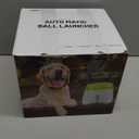 Automatic Dog Ball Launcher, Dog Ball Thrower Machine with 10-30Ft 3 Launching Distance, Interactive Toys for Small Dogs Indoor & Outdoor with 15 Mini Tennis Balls-2 Inch Light Green