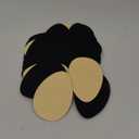 Jecery 36 Pcs Suede Soles for Dance Shoes Non Slip Shoe Pads on Bottom of High Heeled Shoes Protectors Adhesive for Women(Black)