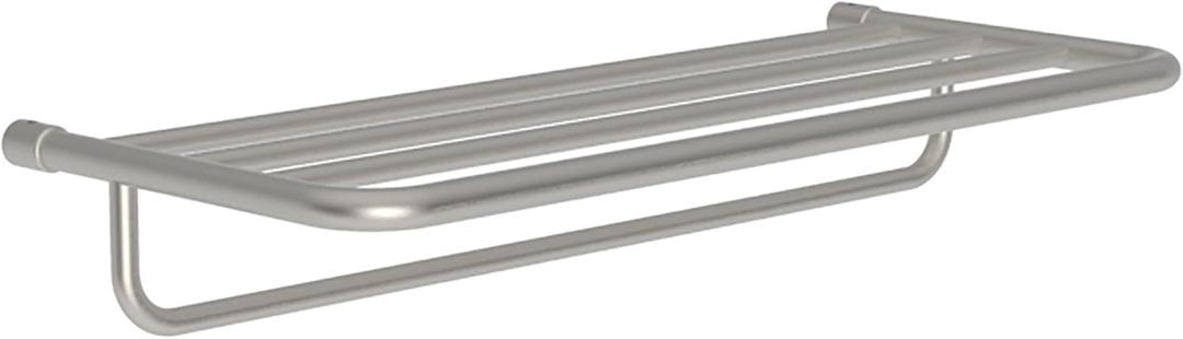 XX43-24/SN Hotel Shelf, 24" Frame w/Towel Bar, Satin Nickel
