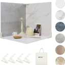 5 PCS Boards Photo Backdrop for Flat Lay, Food Photography Background 16x16 Inch, BEIYANG (5PCS-A)