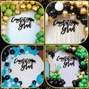 2026 Graduation Decorations Congrats Grad Wood Sign for Class of 2026 Graduation Party Backdrop Decorations Cutout Graduations Photo Booth Prop for School Celebration Sign Wall Decor(Black)