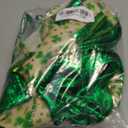 Large St. Patrick's Day Bows 1 Pack 20×11 Inch - Pre-Tied Shamrock Ribbon Bows for Wreath, Tree Topper, Front Door, Indoor & Outdoor Holiday Decorations (Green 1, S)