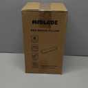 Twin Bed Wedge Pillow for Bed Gap Filler/Headboard Gap Black Long Triangle Corner Pillows with Pockets,Dense Foam,Pillow Prevents Stuff Drops,Between Twin Mattress and Frames Home Beds Accessories