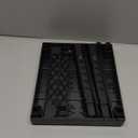 Locker Organizer Shelf Adjustable Width and Height, Ideal Locker for School, Office, and Gym Lockers (Black)
