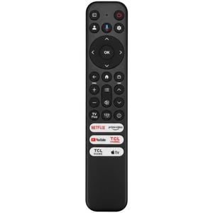TCL Google TV Voice Remote Replacement - RC813 Bluetooth Controller with 6 Shortcut Keys Compatible with TCL Q6/Q7/QM8/S3/S4 SeriesNot Applicable to Roku TV (white)
