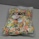 ANRABESS Womens Fall Vacation Guest Dress 2025 Long Sleeve Mock Neck Mesh Floral Boho Flowy Casual Tea Party Midi Dresses Floral Orange Medium M