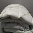 Ultra Soft Twin XL Size Mattress Topper - Viscose Made from Bamboo Pillow Top Mattress Pad for Back Pain Relief - Naturally Cooling for Hot Sleepers, Green