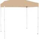 Garden Winds Custom Fit Replacement Canopy Top Cover Compatible with The Ozark Trail FGA64S1 4' x 6' Pop Up Canopy - Upgraded Performance RipLock 350 Fabric (Beige)