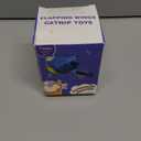 Cat Toys, Flapping Wings Blue-Bird, No Flying, Chirping Bird Interactive Catnip Toy for Kitten or Small Dogs, Touch Activated, Rechargeable