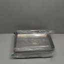 Herogo Baking Pan with Lid, 9 x 12 Inch Stainless Steel Nonstick Deep Pan, Rectangle Cakes Bakeware with Lid for Brownies Casseroles, Non Toxic & Dishwasher Safe, Set of 4