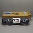 RumbleRoller - Extra Firm Textured Muscle Foam Roller Manipulates Soft Tissue Like A Massage Therapist (Black, Mid Size)