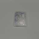 Silver-Plated Blue Diamond Dog Collar - Cuban Style Metal Chain with Secure Buckle, Luxury Durable Collar for Small/Medium/Large Dogs & Puppies (20inch)