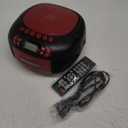 Boombox CD Cassette Player Combo: Stereo Sound AM FM Radio with Bluetooth and Remote - AUX/USB MP3/Tape Recording/Sleep Timer/Earphone Jack - DC/AC Powered for Home,Outdoor