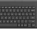 Logitech K400 Plus Wireless Touch TV Keyboard with Easy Media Control and Built-in Touchpad, HTPC Keyboard for PC-Connected TV, Windows, Android, ChromeOS, Laptop, Tablet - Black