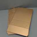 Stockroom Plus 6 Pack Proposal Boxes with Lid for Groomsmen, Bridesmaid, 9.5 x 9.5 x 3.5 Inch Square Glossy Rose Gold Magnetic Gift Box for Parties, Retail