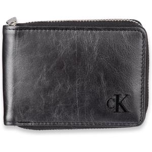 Calvin Klein Men's RFID Crinkle Leather Slimfold Wallet