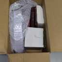 GATHER 176Pcs Christmas Plastic Plates - Heavy Duty Christmas Dinnerware Set Includes 50 Plates, 75 Red Plastic Silverware, 25 Cups, 25 Napkins and 1 Tablecloth for Xmas Party (Green)