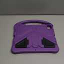 Kids Case for Apple iPad Air 13 M4 M3 M2 2026 2025 2024/ iPad Pro 13 M5 M4 2025 2024/ Pro 12.9" 2022/2021/2020/2018, EVA Shockproof Handle Kickstand Lightweight Cover with Shoulder Strap, Purple