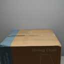 OLIXIS Dining Chairs Set of 8 Kitchen Mid Century Modern Chairs with Wood Legs and PU Leather Cushion for Living Room Bedroom Outdoor Lounge, Black