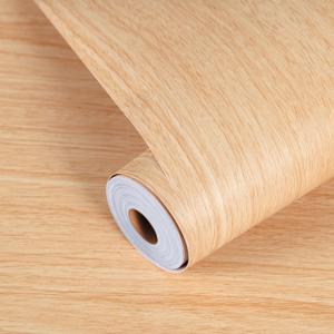 Wood Contact Paper for Cabinets 24" X 394" Wood Wallpaper Peel and Stick Oak Wood Grain Self-Adhesive & Removable Wallpaper for Countertop Furniture Kitchen Wall
