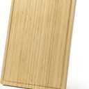 20x15 Inch Bamboo Cutting Board for Kitchen - Large Wooden Chopping Board with Juice Groove & Handle, Multipurpose Butcher Block for Meat/Vegetables, Reversible Wood Charcuterie Cheese Serving Board