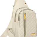 Small Sling Bag For Women Men Casual Crossbody Sling Backpack (801-beige)