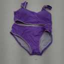 HJBJL Bikini Women's Tank Top Lace Swimsuit Set High Waist Solid Color Panties Sexy Swimsuit Set, 13-14Y 