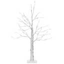 2 ft. Pre-Lit White Twig Birch Tree Battery Powered for Christmas Holiday
