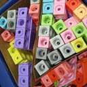 hand2mind Numberblocks Heroes with Zeroes MathLink Cubes Activity Set, Preschool Learning Activities, Math Manipulatives Kindergarten, Counting Blocks, Number Linking Cubes, Kids Educational Toys