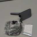 LISEN Cell Phone Stand Phone Holder for Desk Office Decor, Office Desk Accessories Gifts Women PC Gaming Essentials iPhone Stand Gadgets Men Fit OtterBox Case Switch iPad Air Tablet 4-10 in (BLACK)