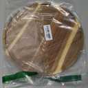 11.5 Inches Candle Holder Tray Home Decor, Round Wood Tray for Coffee Table, Small Wooden Serving Decorative Trays for Home