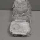 2Pcs Rice Dispenser Storage Containers, 1.1L Small Rice Bucket with Measuring Cup & Pour Spout, Kitchen Plastic Airtight Container for Cereal, Grain, Flour, Sugar, Oatmeal, Dry Pet Dog Food