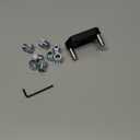 Self Centering Dowel Jig with Drill Bushings, Pocket Hole Jig Handheld Drill Guide for Straight Holes Wood Panel Hole Puncher Locator Woodworking Joints Tool-3/4/5/6/7/8/9/10mm (With 8 drill sets)