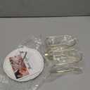 VROOMIUM Napkin Holder for Table, Ceramic Base Effortless Cleaning, 1 lb Weight, Gold Napkin Holders for Paper Napkins, Servilleteros para Mesas