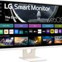 LG 27U511SA-W 27-Inch Smart Full HD (1920 x 1080) IPS Computer Monitor, 100Hz, Built-in Speaker, Airplay, Bluetooth, Screen Share, Flicker Safe, Reader Mode, Remote Control, HDMI, Tilt Stand, White