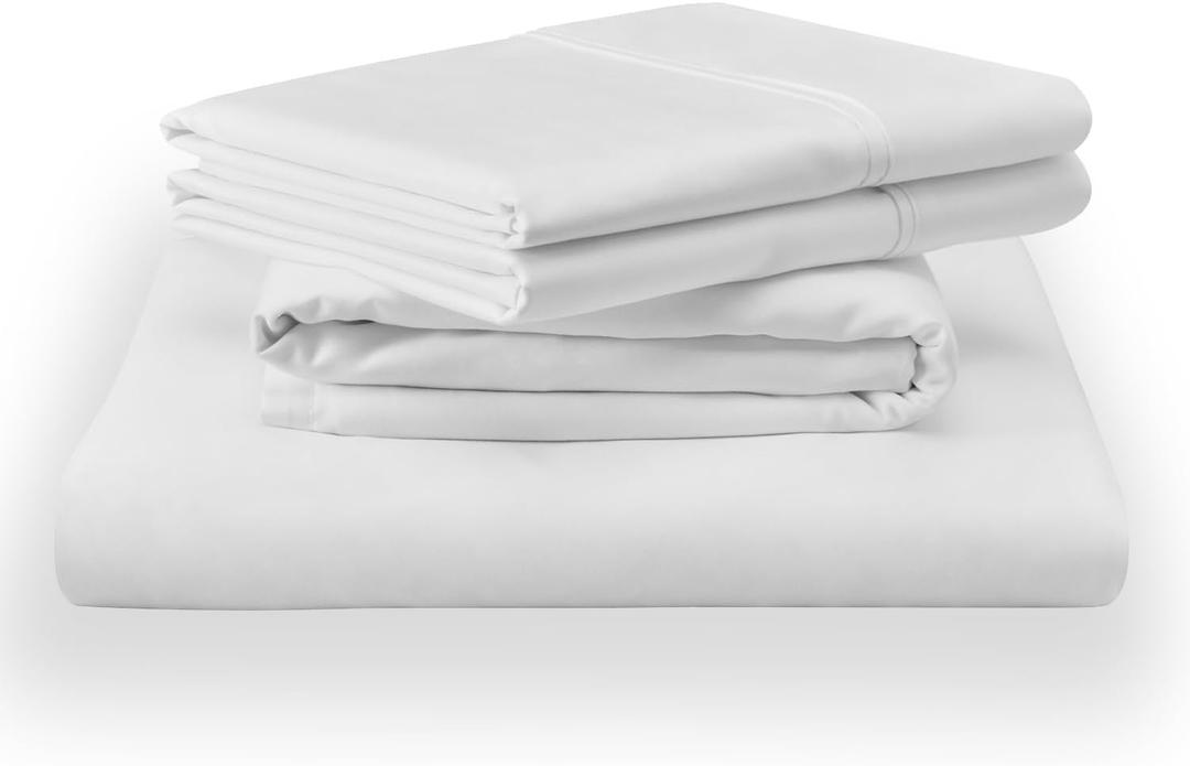 TEMPUR Classic Cotton Sheet Set White - Full