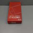 Orzly Carry Case Compatible with Nintendo Switch and New Switch OLED Console - Black Protective Hard Portable Travel Carry Case Shell Pouch with Pockets for Accessories and Games