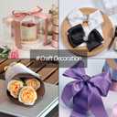 2 x 1-1/2" Wide x 100 Yards Wide Green Satin Ribbon Solid Fabric Ribbons Roll for Valentine's Day Crafts Chair Sash Gift Wrapping, Invitation Cards, Floral Sewing Party (Green)