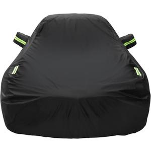 Car Cover Compatible with BMW 3 Series 2004-2025 Sedan, Coupe, Cabriolet 320i 328i 328d 330i 330e M340i M3 340i 335i Car Cover Waterproof All Weather Outdoor Full Car Covers Rain Protection (Compatible with BMW 3 Series Sedan/ 4 Series)