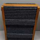 2026 Upgraded Dog Ramp for Couch, Foldable Small Dog Ramp for Sofa, 4 Adjustable Height from 13'' to 21", Portable Stable Pet Step with Non-Slip Pad, Pet Ramps Use for Couch Stairs, Walnut