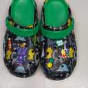 Black And Green Dinosaur Crocs Size 38