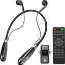 Facmogu E8 Wireless Sound Card Live Streaming Earphones, Portable Multi-Function Sound Card Live Broadcasting Audio Editing Earphones w/Remote Control, Suitable for PS5 Streaming Game YouTube TikTok