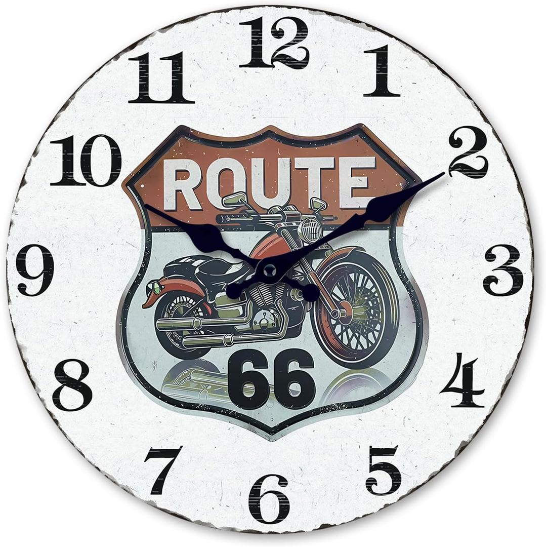 24 Inch Wooden Wall Clocks Battery Operated