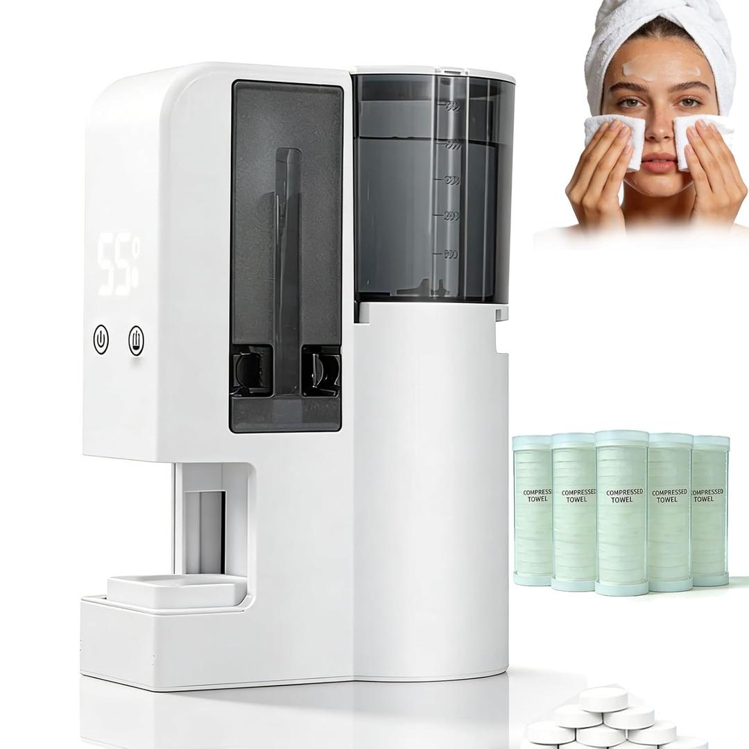 Towel heater machine hot towel warmer dispenser hot towel machine hot towel dispenser（Spa Hot Towel Warmers +100PCS Towels
