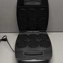 Baker's Friend Multi Mini Waffle Maker Machine, 6 x 3'' Small Waffle Iron, Perfect for Families and Individuals Use, Excellent Choice for Breakfast Brunch Parties & Events, Graphite